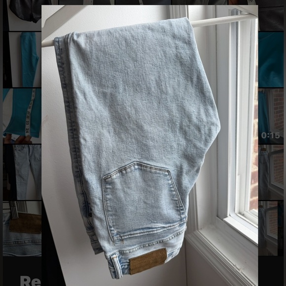 Todd Snyder Women's Light Blue Ankle Jeans - Picture 9 of 10